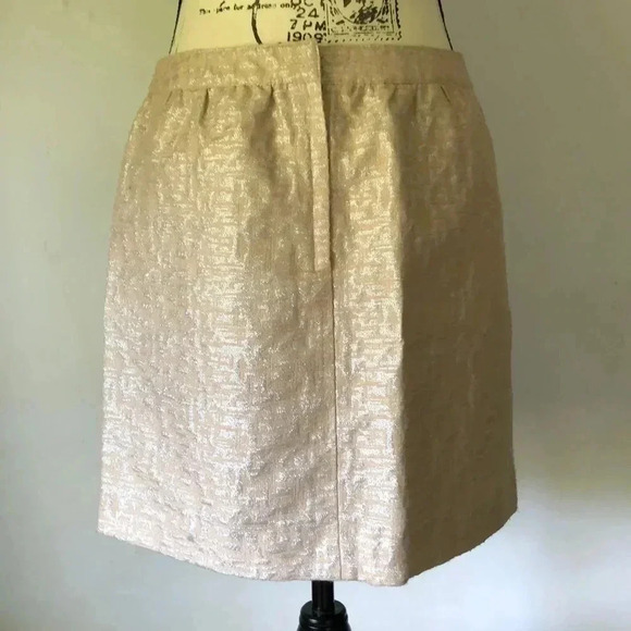 Loft Metallic Blush Skirt - Picture 4 of 7